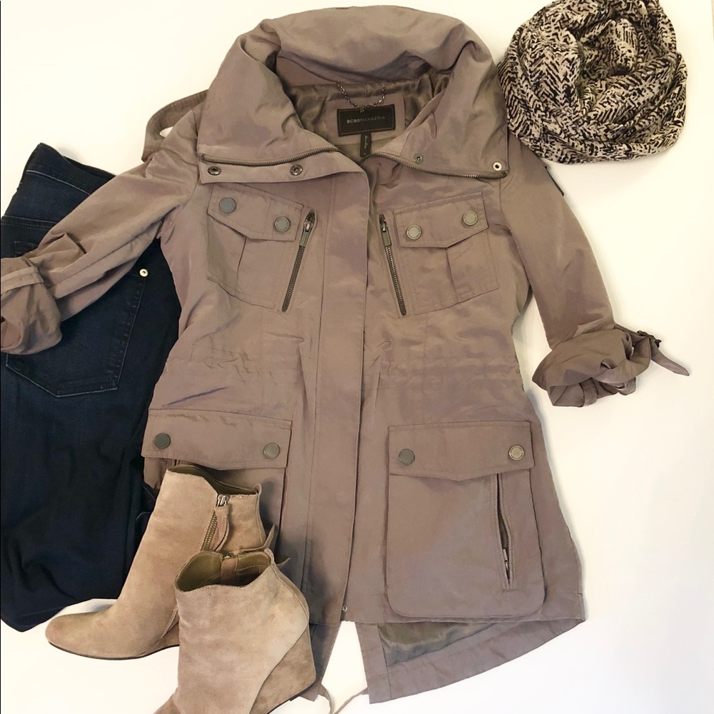 BCBG Brooke anorak convertible jacket